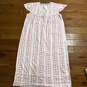 Charter Club Pink Floral Lace Nightgown